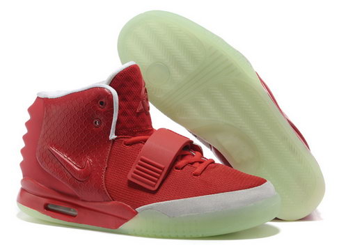 Nike Air Yeezy 2 Mens Red Grey Promo Code